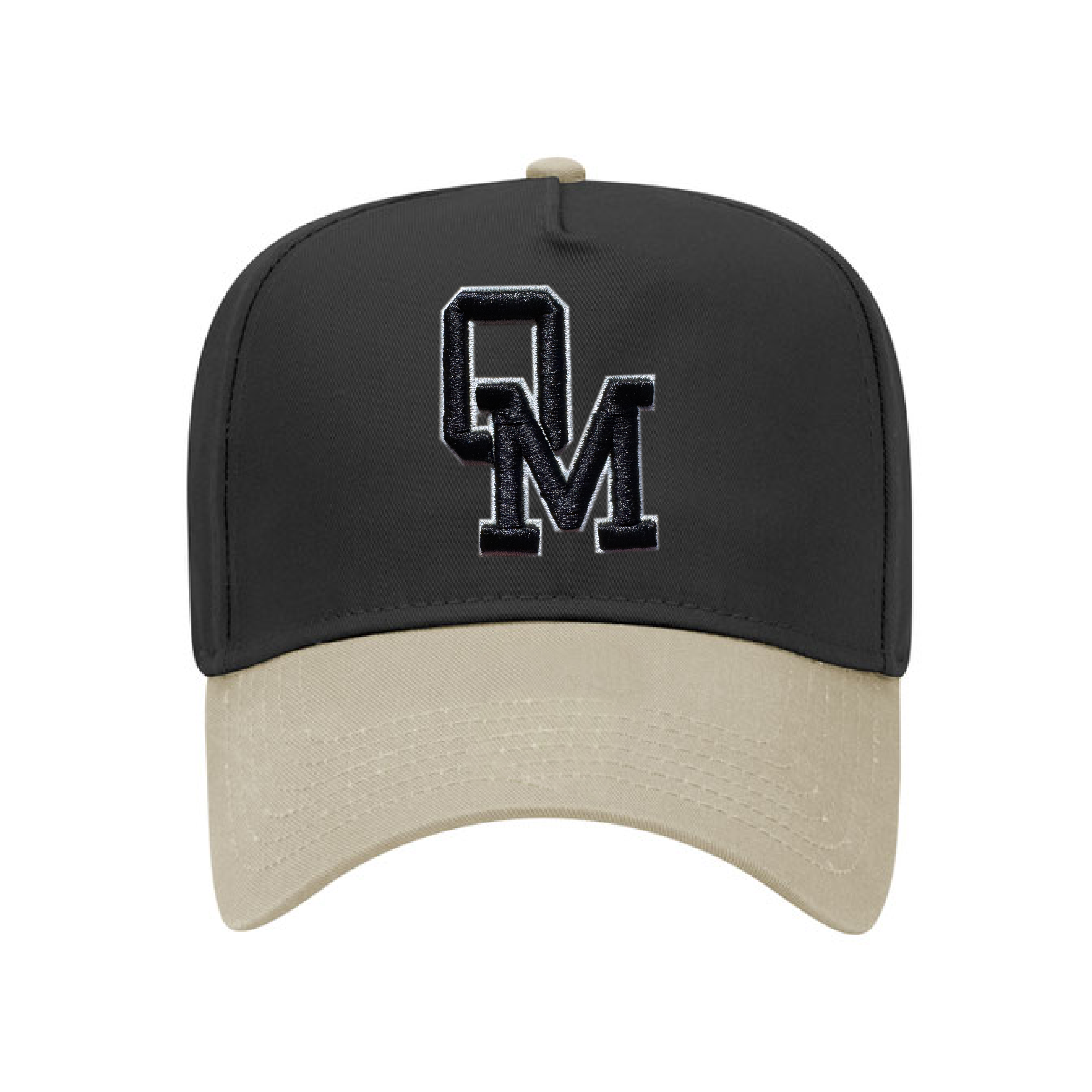 OM Two-Tone Hat in Black/Khaki – Oh Man! Clothing